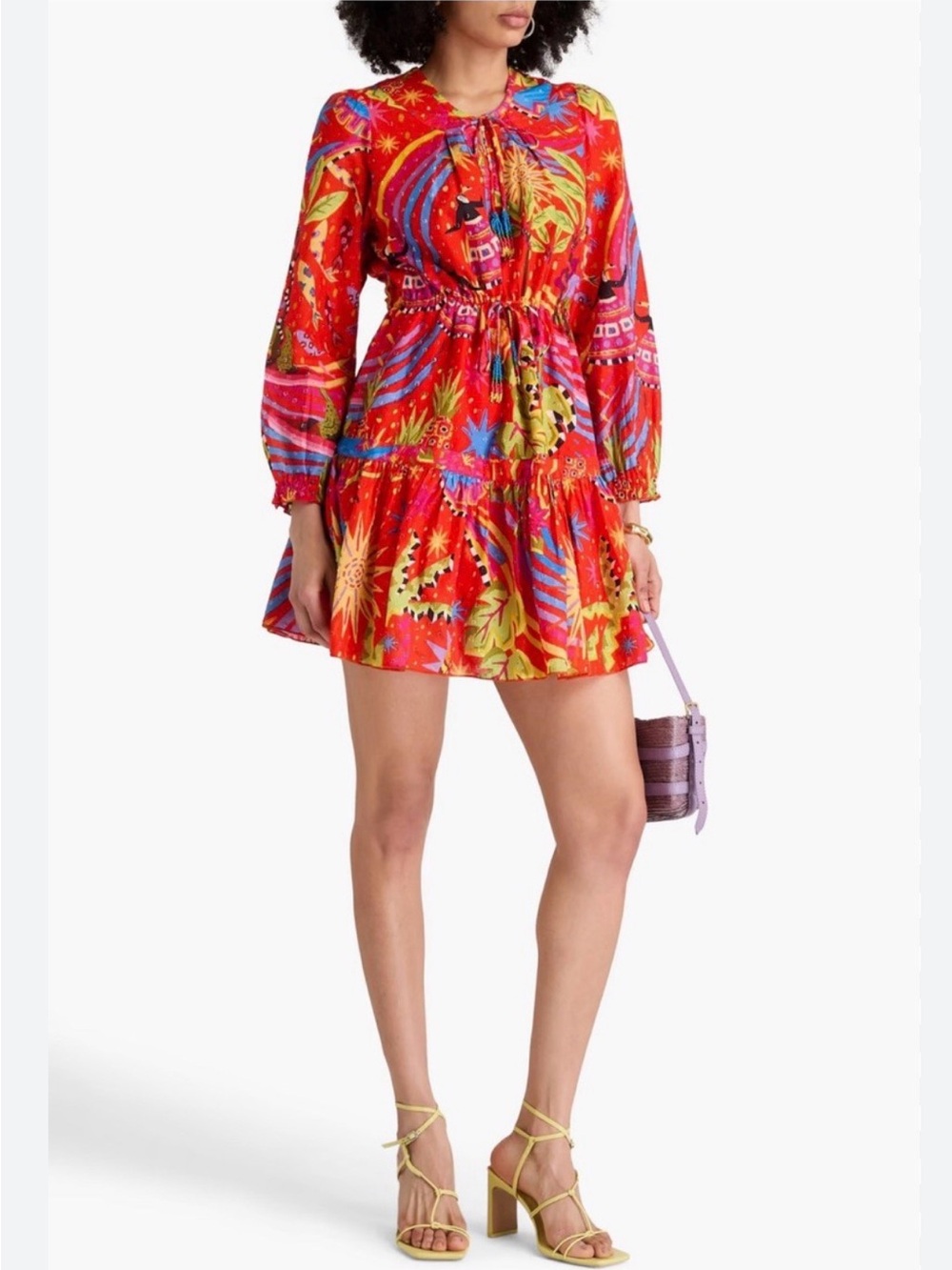Farm Rio Magic Forest Mini Dress